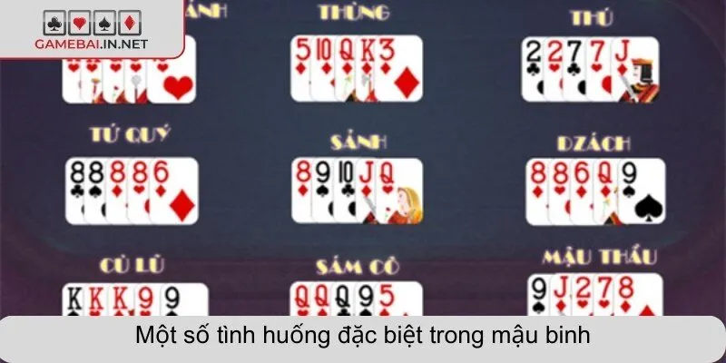 Một số tình huống đặc biệt trong mậu binh